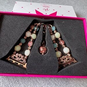 Elegant Rose Gold and Multicolor Bracelet